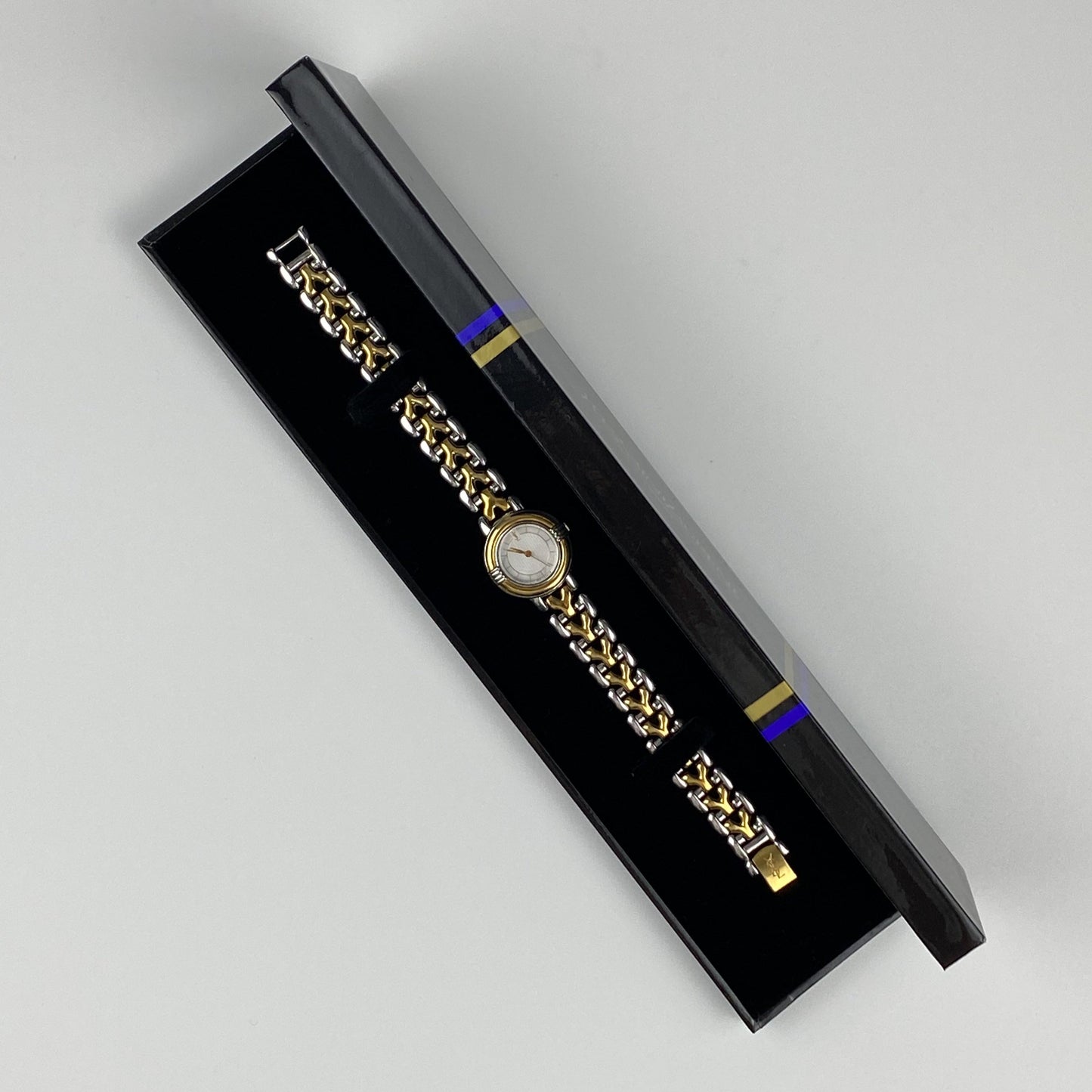 Yves Saint Laurent Two Tone Watch | Original Box