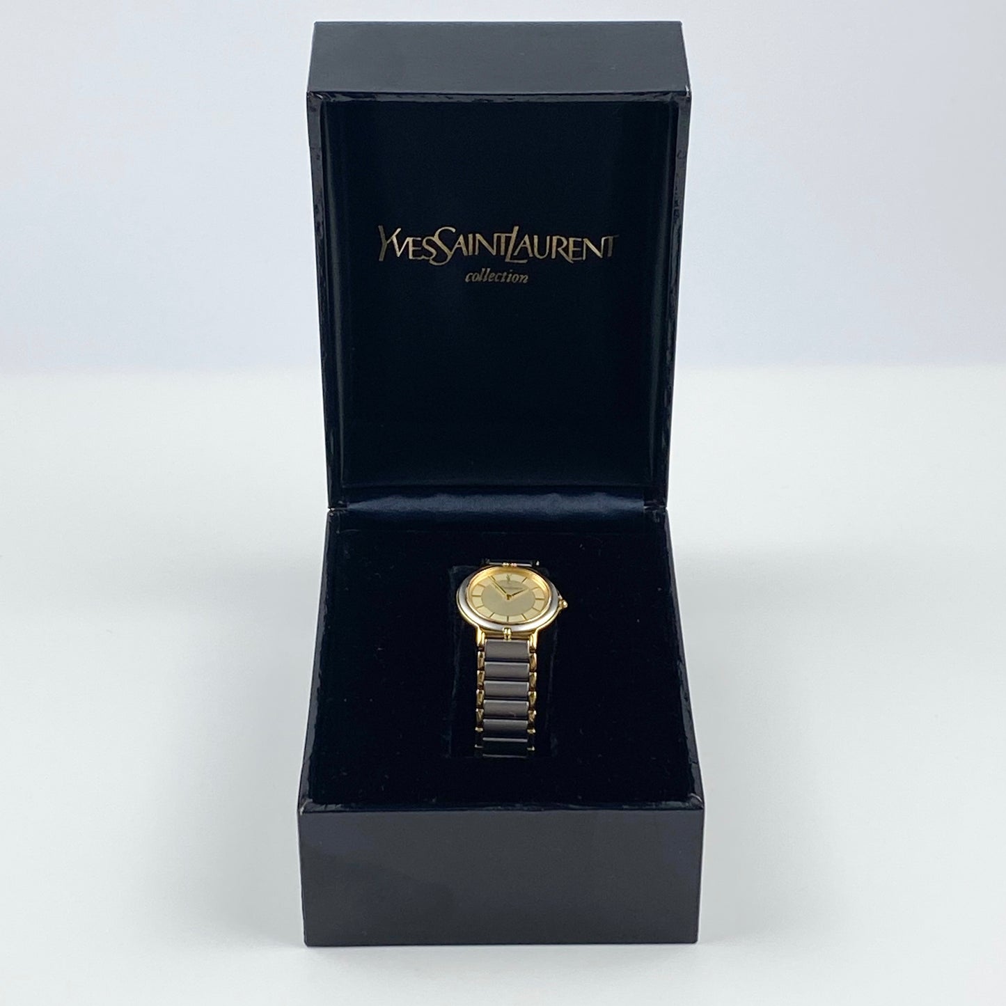 Yves Saint Laurent Two Tone Watch | Original Box