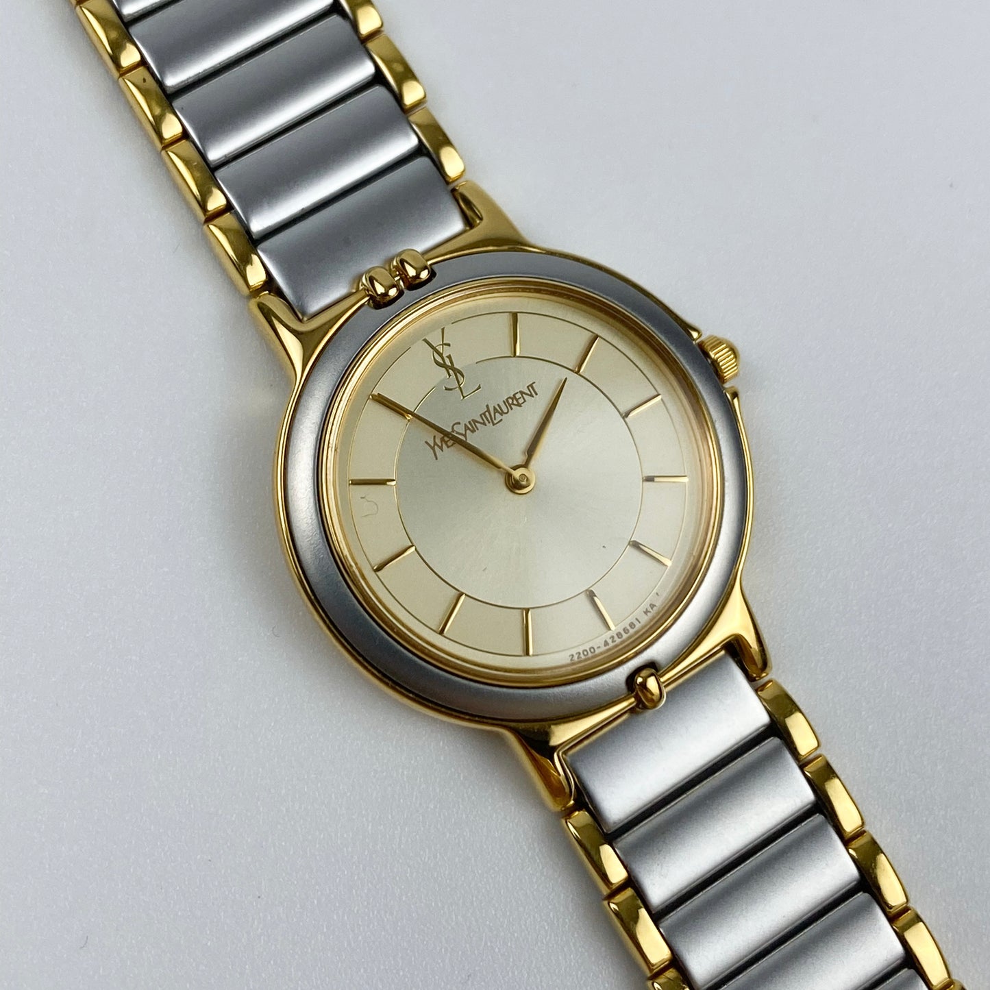 Yves Saint Laurent Two Tone Watch | Original Box