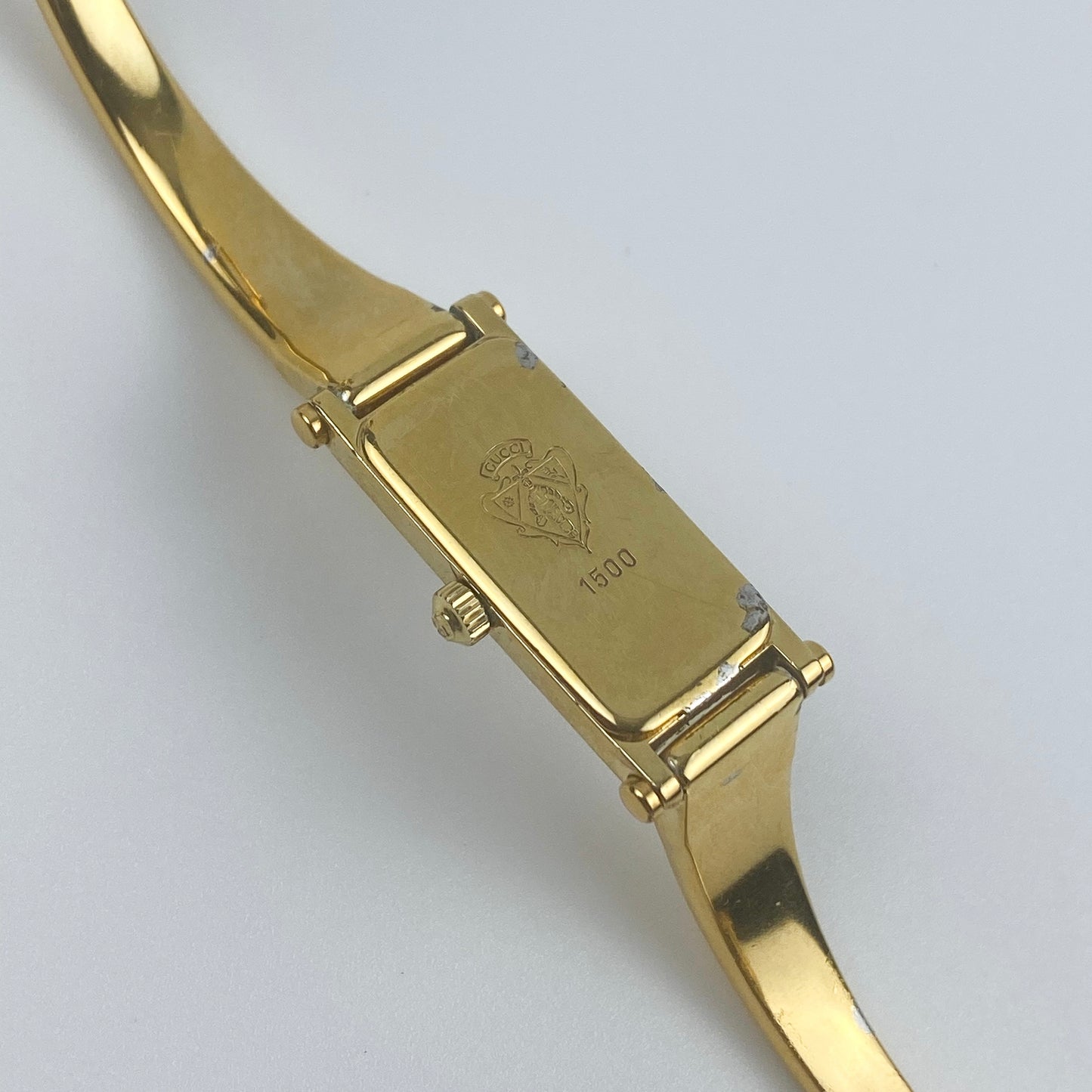 Gucci Gold Watch Seashell Dial