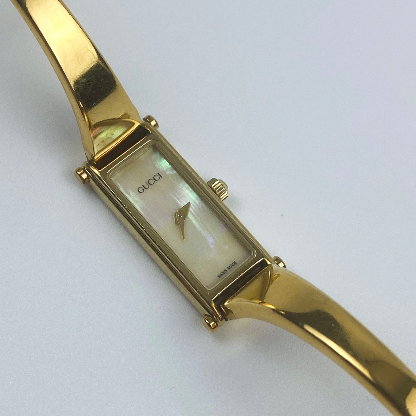 Gucci Gold Watch Seashell Dial