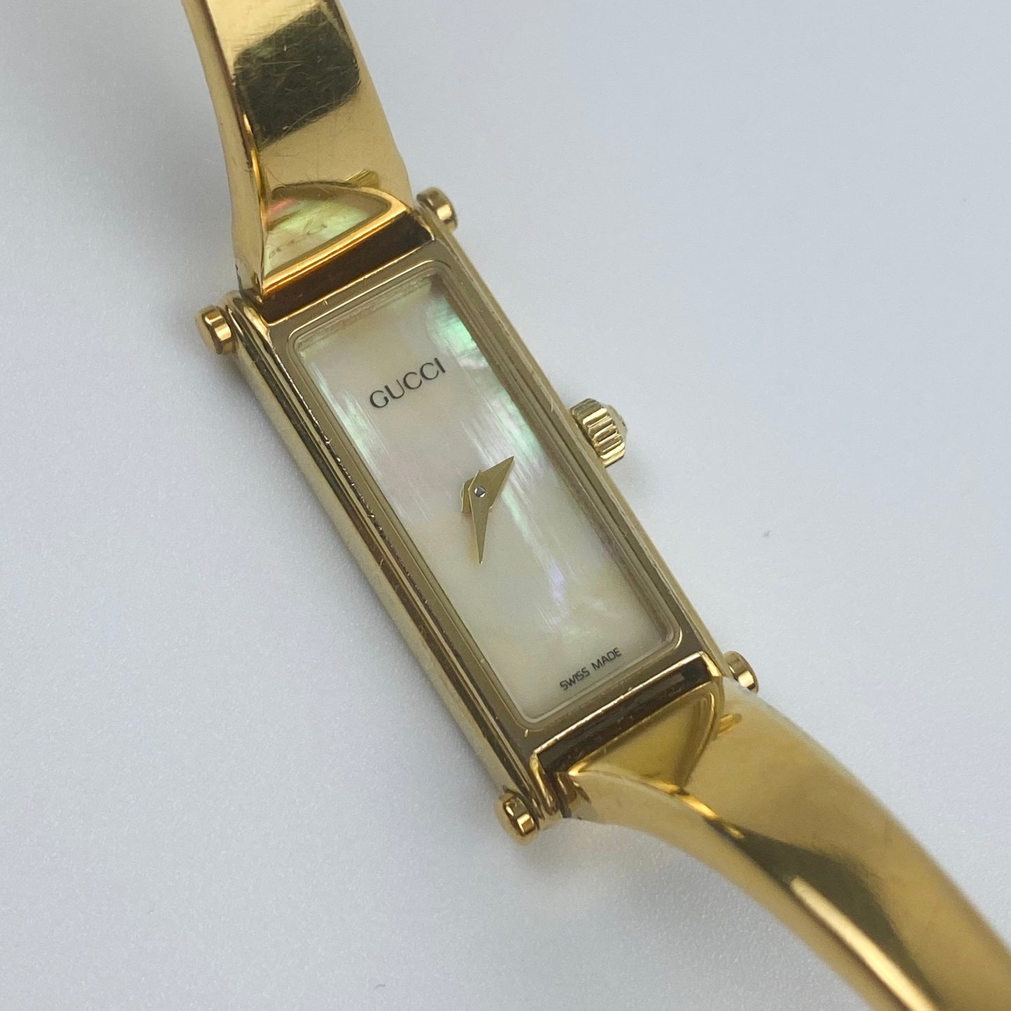 Gucci Gold Watch Seashell Dial