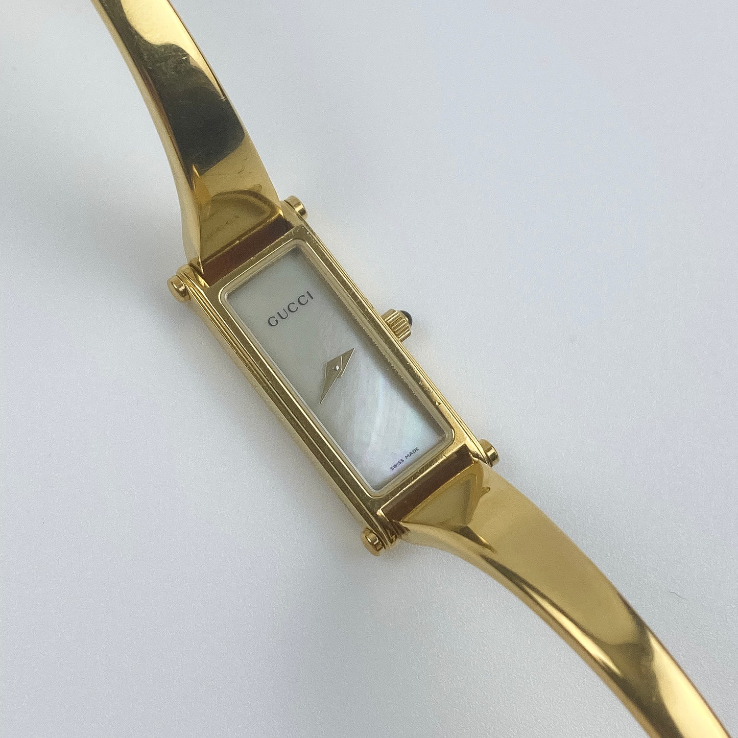 Gucci Gold Watch Seashell Dial