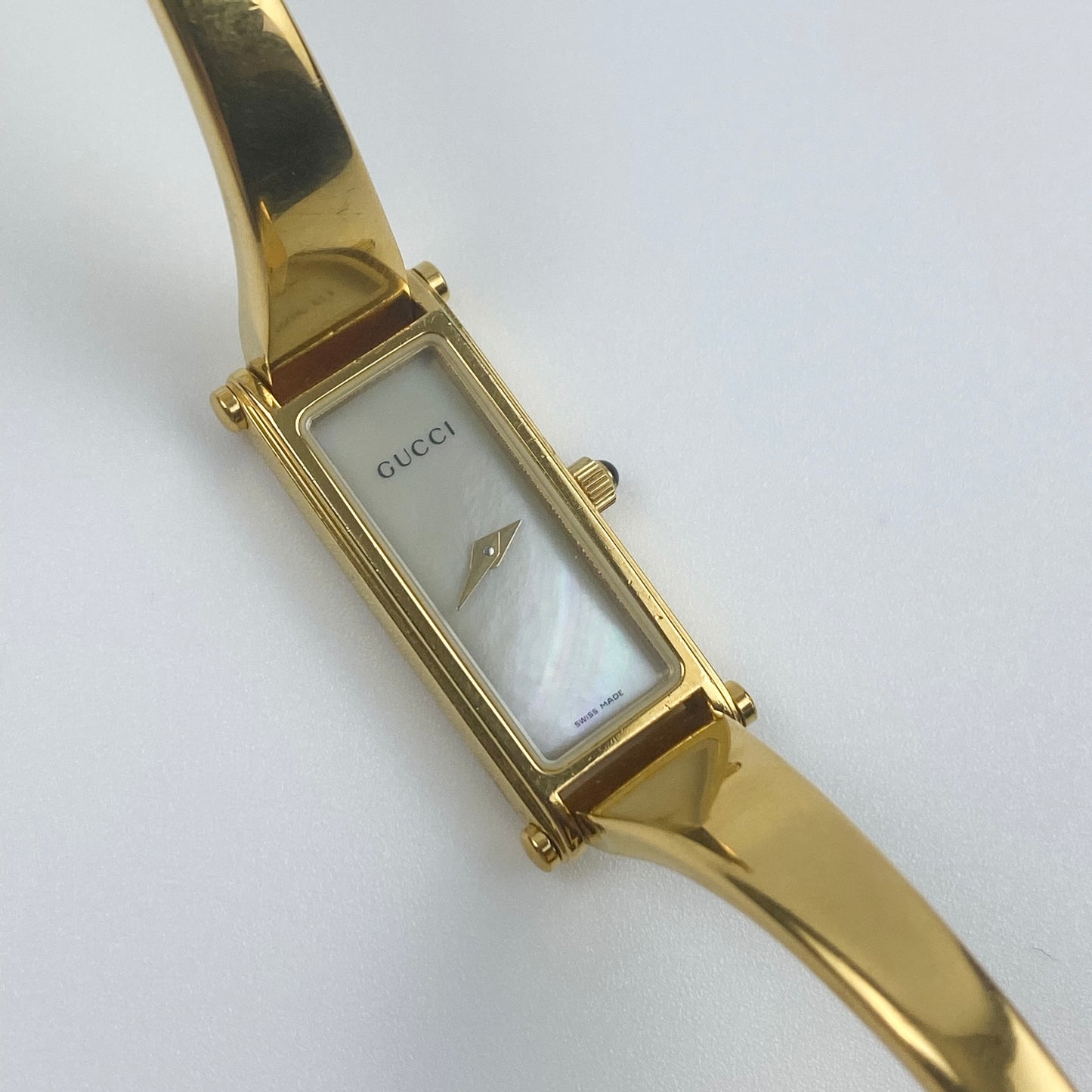 Gucci Gold Watch Seashell Dial